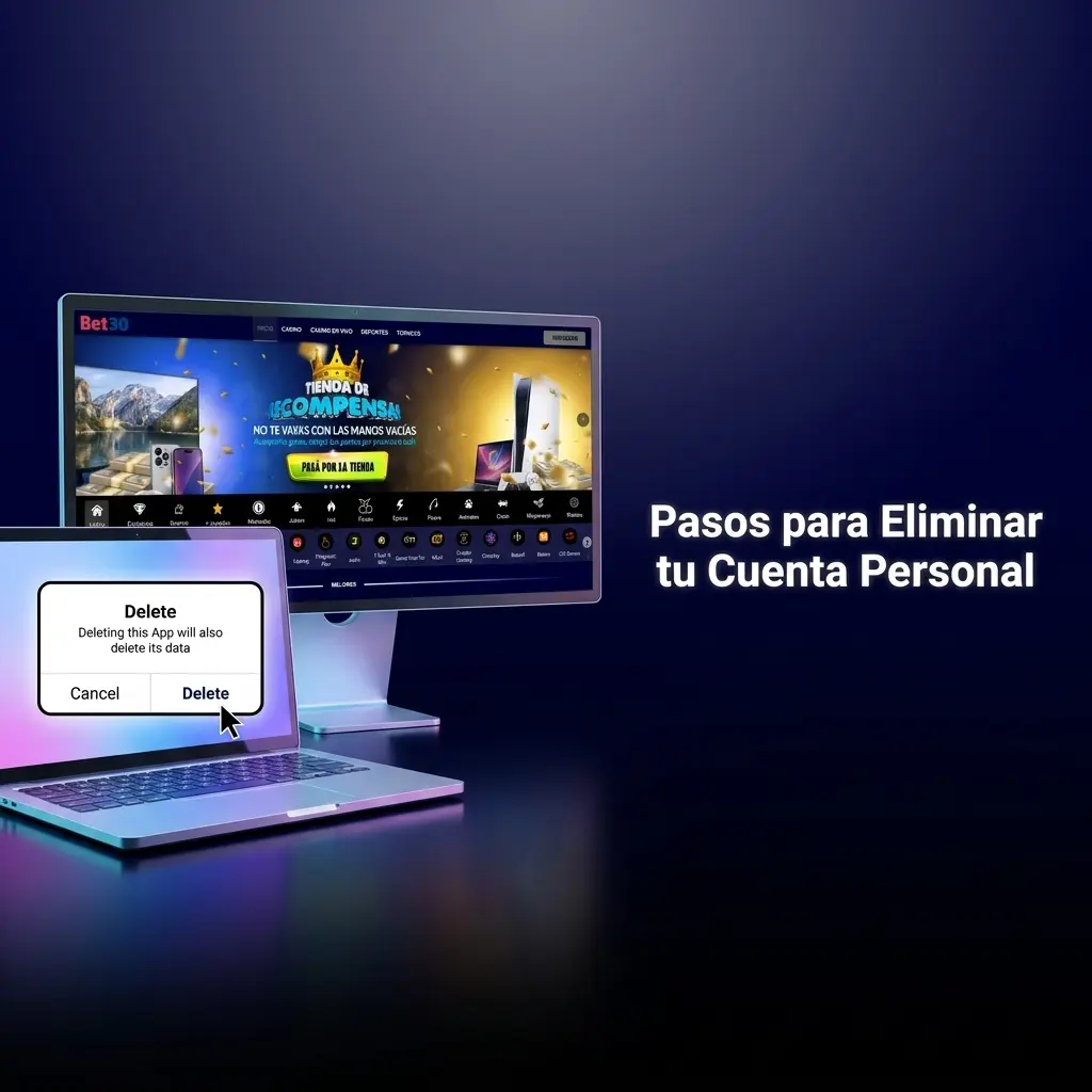 Pasos para eliminar tu cuenta en Bet30: contactá soporte, solicitá la baja y confirmá tu identidad para cerrarla.