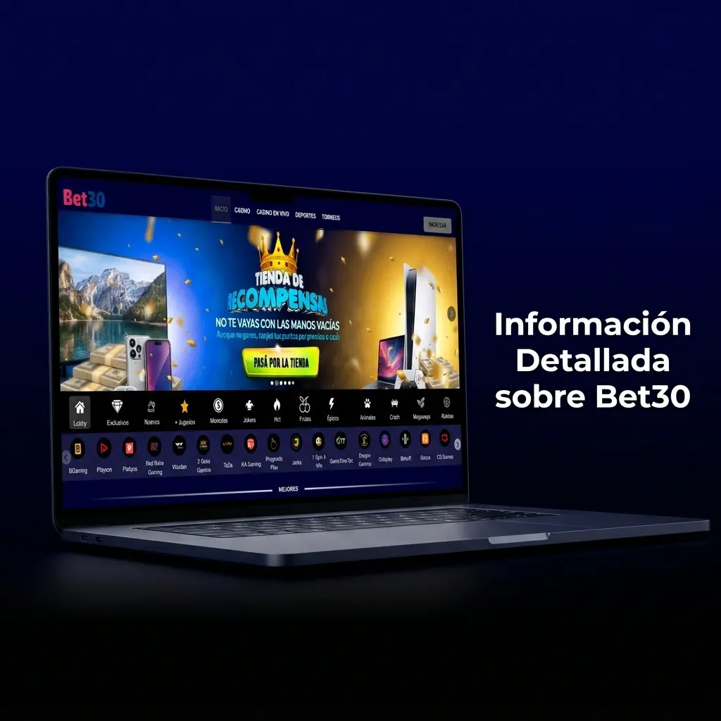 Plataforma de apuestas Bet30 con opciones deportivas, seguridad SSL y app móvil para jugadores argentinos
