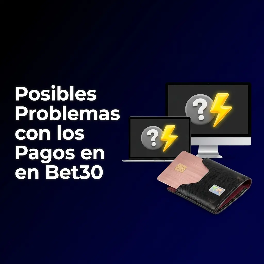 Problemas comunes con pagos en Bet30: depósitos, retiros rechazados y errores de transacción con soluciones